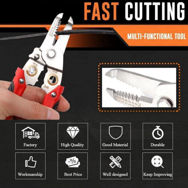 Multi-functional Wire Splitting Pliers Electrician Manual Tool
