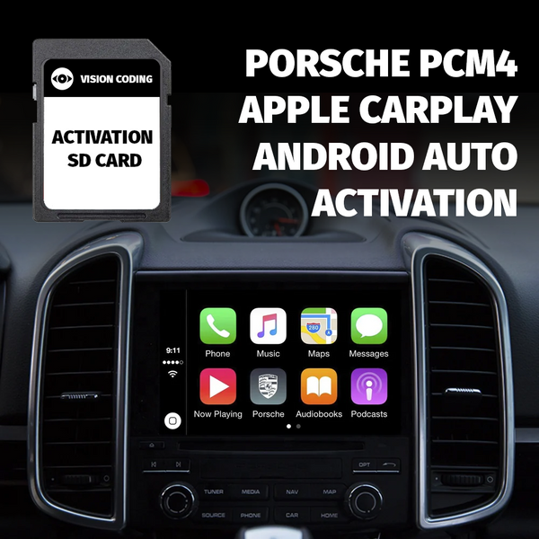 Porsche PCM4 - Apple CarPlay / Android Auto Activation