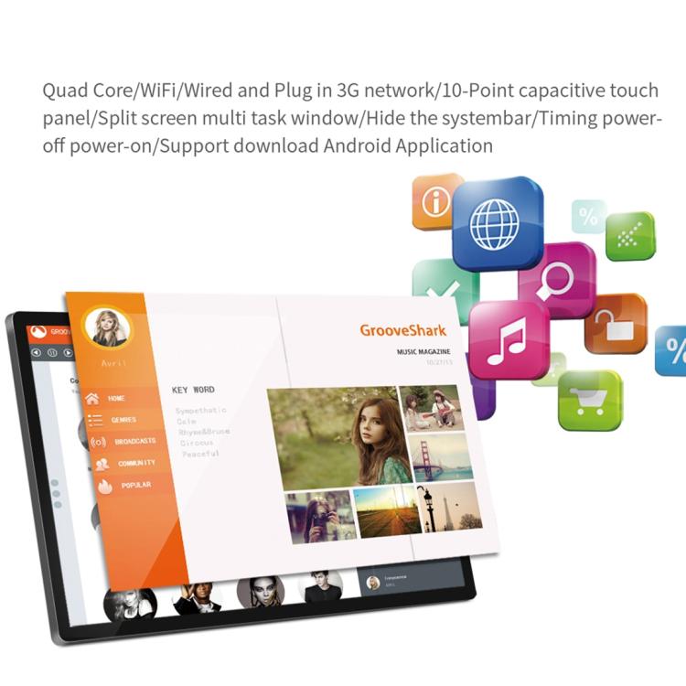 HSD3201 32 inch LCD Display Digital Photo Frame, 4GB+32GB, RK3576S Octa Core, Android 14