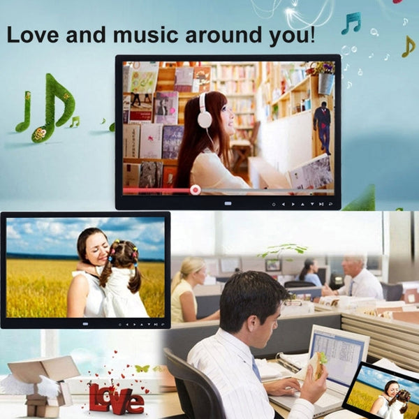 13.0 inch LED Display Digital Photo Frame with Holder / Remote Control, Allwinner, Support USB / SD Card Input / OTG, 13.0 inch