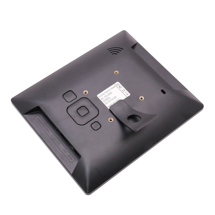 AC 100-240V 8 inch TFT Screen Digital Photo Frame with Holder & Remote Control, Support USB / SD Card Input, 8 inch TFT
