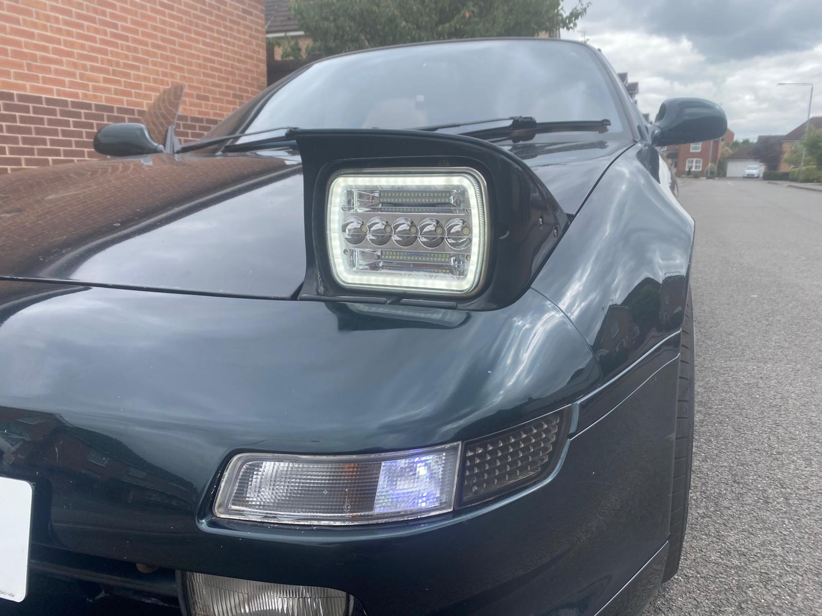 Pair Headlights (x2) - Toyota MR2 W20 89-99 / Jeep Wrangler / GMC Savana Safari K3500 / Ford F450 5x7" LED DEL Lightbar Square Light High / Low Beam Headlamps For Cars / Motorcycle / Van / Pickup / RV / Camper