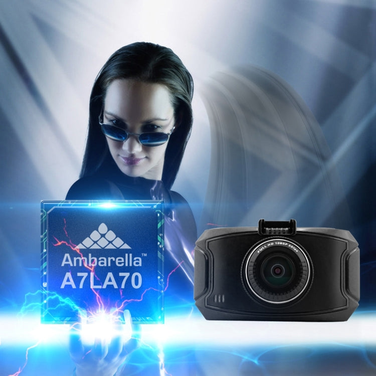 GS90C Car DVR Camera 2.7 inch LCD Screen HD 2304 x 1296P 170 Degree Wide Angle Viewing, Support Motion Detection / TF Card / G-Sensor / HDMI