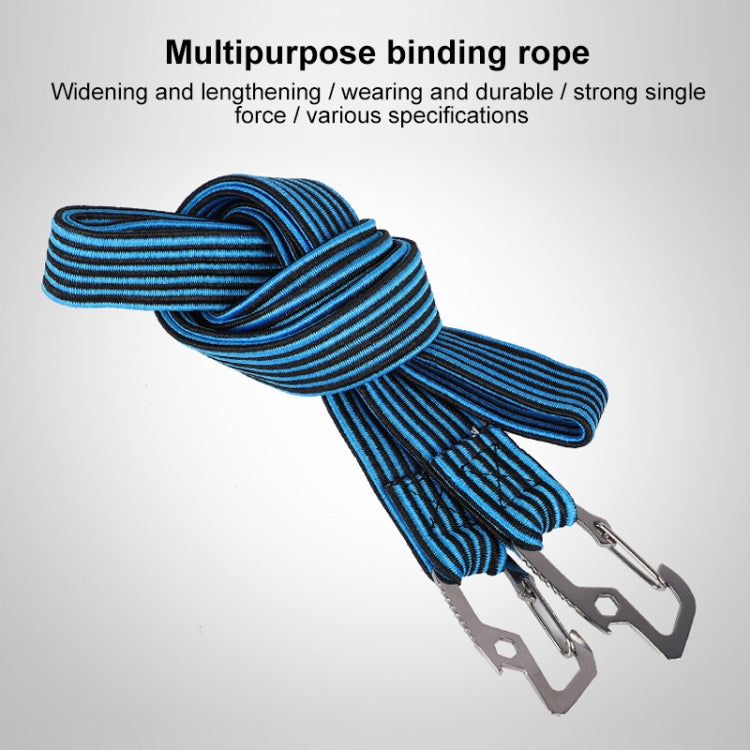 2m Elastic Strapping Rope Packing Tape for Bicycle Motorcycle Back Seat with Hook