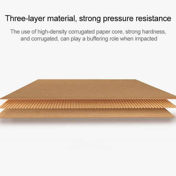 100 PCS Kraft Paper Shipping Box Packaging Box, Size: T8, 29x29x8cm, 29x29x8cm