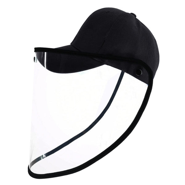 50 PCS Anti-Saliva Splash Anti-Spitting Anti-Fog Anti-Oil Protective Baseball Cap Mask Removable Face Shield