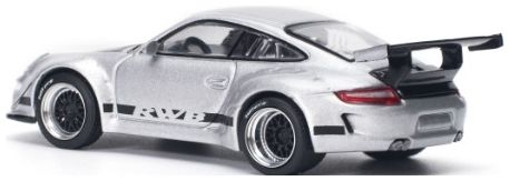 RWB 997 Silver 1:64 Scale Pop Race Diecast Model