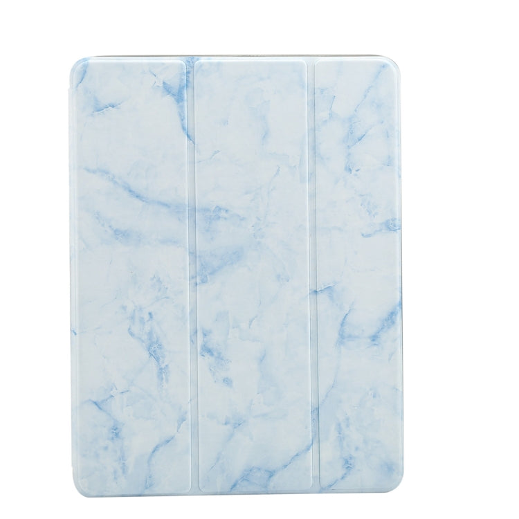Marble Texture Pattern Horizontal Flip Case for iPad 9.7 (2018) , with Three-folding Holder & Pen Slots