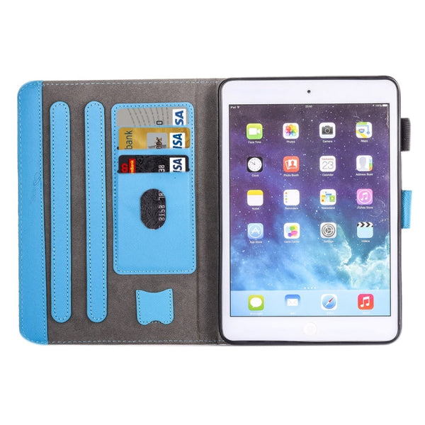 For iPad Air / iPad Air 2 Painting Pattern Horizontal Flip Leather Case with Holder & Wallet & Card Slots & Pen Slot