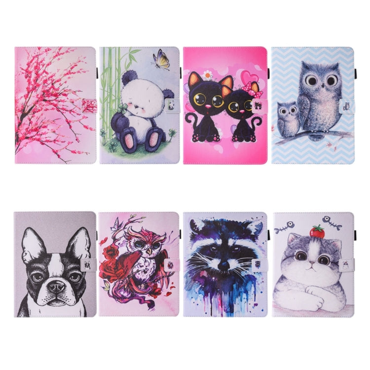 For iPad Air / iPad Air 2 Painting Pattern Horizontal Flip Leather Case with Holder & Wallet & Card Slots & Pen Slot