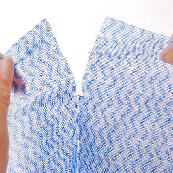 50 Sheets Non-Woven Disposable Washing Towels Dishcloth, Red, Green, Orange, Blue