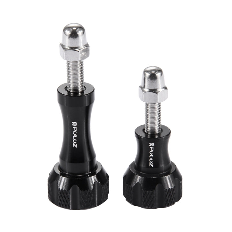 PULUZ CNC Aluminum Thumb Knob Stainless Bolt Nut Screw Set for GoPro, Insta360, DJI and Other Action Cameras