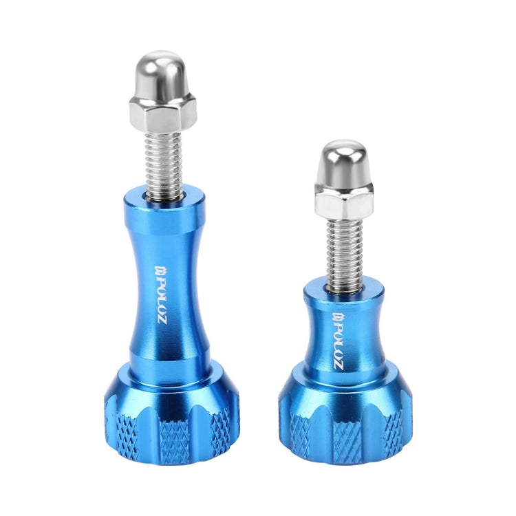 PULUZ CNC Aluminum Thumb Knob Stainless Bolt Nut Screw Set for GoPro, Insta360, DJI and Other Action Cameras