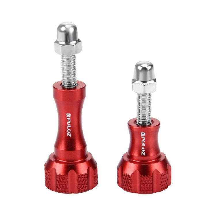 PULUZ CNC Aluminum Thumb Knob Stainless Bolt Nut Screw Set for GoPro, Insta360, DJI and Other Action Cameras