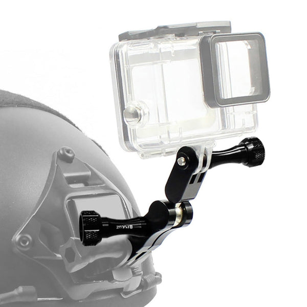 PULUZ CNC Aluminum Ball Joint Mount with 2 Long Screws for GoPro, Insta360, DJI and Other Action Cameras, CN Stock