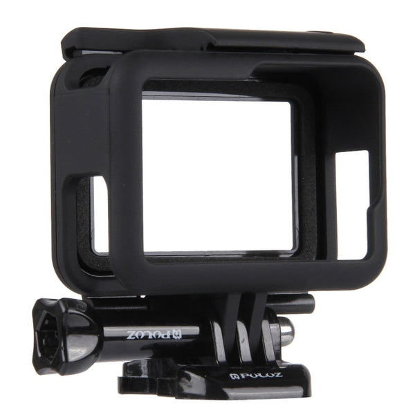 PULUZ ABS Plastic Housing Shell Frame Mount Protective Case Cage with Pedestal and Long Screw for GoPro HERO(2018) /7 Black /6 /5