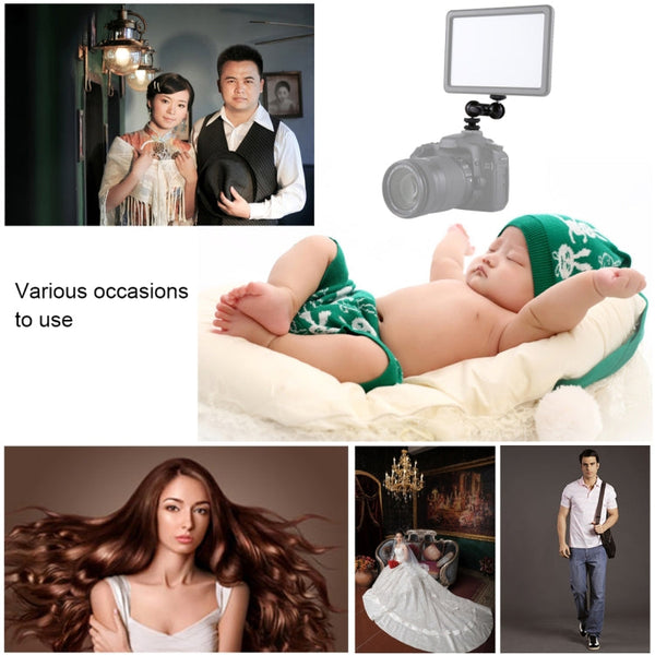 PULUZ Flash Hot Shoe Swivel Ball Head 1/4 inch Tripod Screw Magic Arm with Lock, Magic Arm