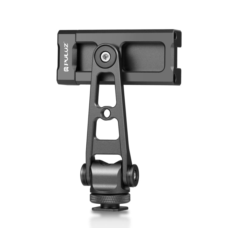PULUZ Z-axis 360 Rotation Cold Shoes Aluminum Alloy Phone Clamp Holder Bracket, Z-axis Phone Clamp