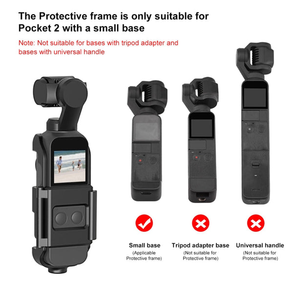 PULUZ  Housing Shell Protective Cover Bracket Frame for DJI OSMO Pocket / Pocket  2