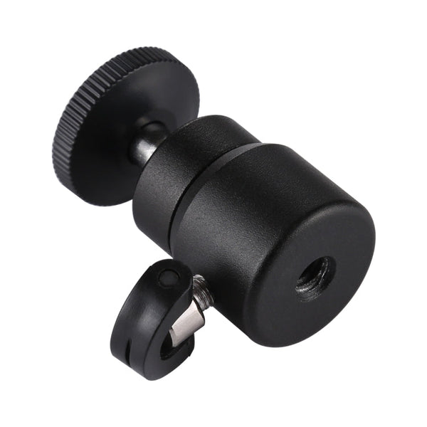 PULUZ 1/4 inch Screw Metal Tripod Ball Head Adapter with Lock