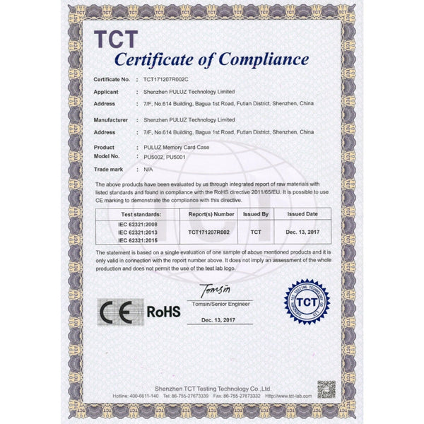 PULUZ 27 in 1 Memory Card Case for 4CF + 8SD + 9TF + 1Card PIN + 1Standard SIM + 2Micro-SIM + 2Nano-SIM