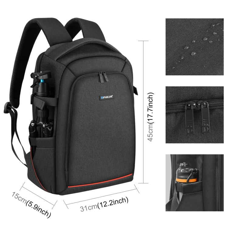 PULUZ Outdoor Portable Waterproof Scratch-proof Dual Shoulders Backpack Handheld PTZ Stabilizer Camera Bag with Rain Cover for Digital Camera, DJI Ronin-SC / Ronin-S