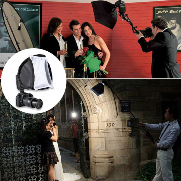 PULUZ Foldable Soft Flash Light Diffuser Softbox Cover, Size: 23cm x 23cm