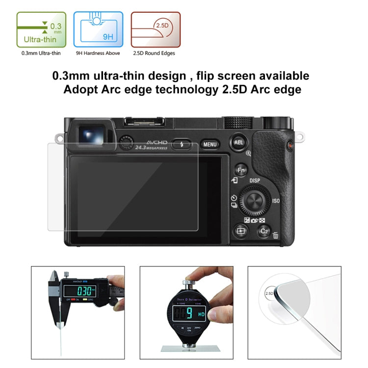 2.5D 9H Tempered Glass Film for Sony A6000