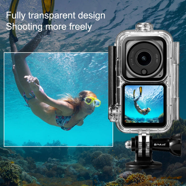 PULUZ 60m Waterproof Housing Diving Case for DJI Action 2 Camera Unit / Action 2 Power Combo / Action 2 Dual-Screen Combo, Diving Case