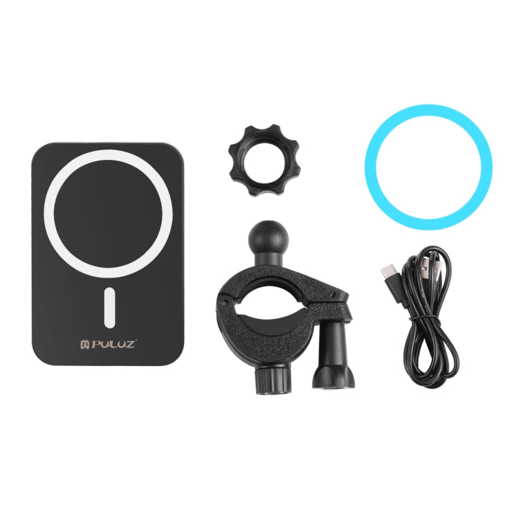 PULUZ 15W Magnetic Qi Wireless Charger Vlogging Phone Clamp Holder