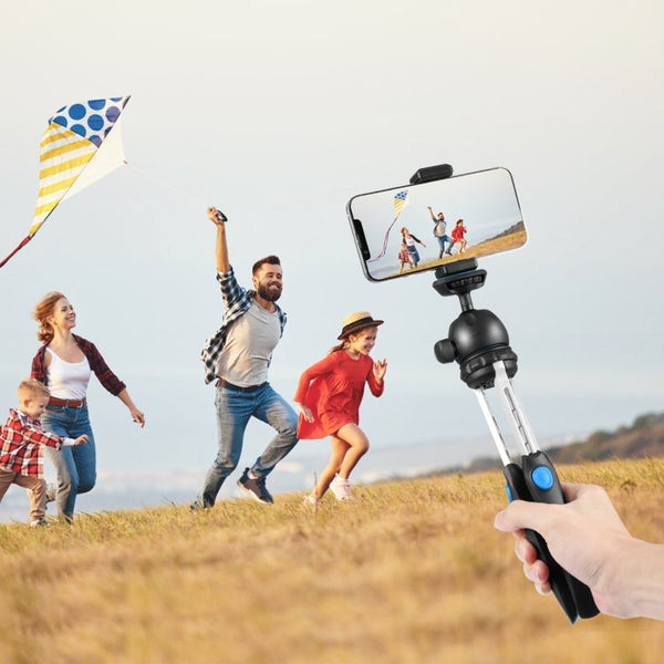 PULUZ Mini VLOG Live Stabilizer Stand Tripod with Phone Clamp for Smartphones