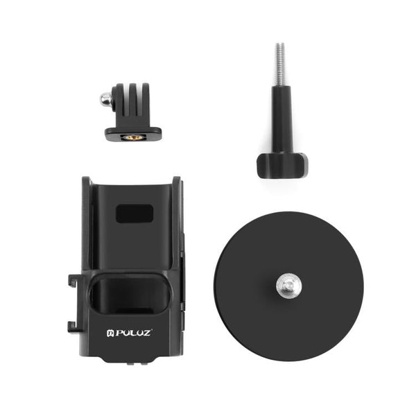 For DJI OSMO Pocket 3 PULUZ Protective Frame Magnetic Desktop Mount Angle Adjustable Base