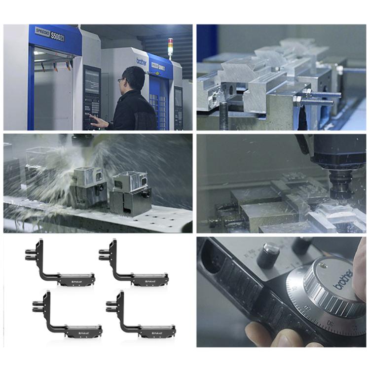 For DJI Osmo Action 5 Pro / 4 / 3 PULUZ Vertical Horizontal Shooting Quick Release Metal Magnetic L Bracket