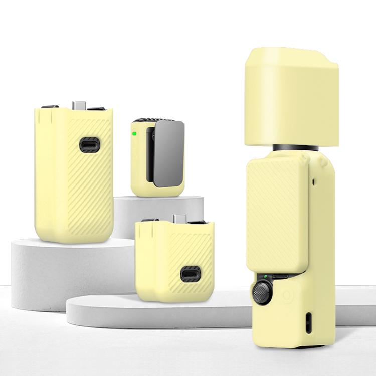 For DJI OSMO Pocket 3 PULUZ 6 in 1 Body Lens Handle Screen Mic Silicone TPU Cover