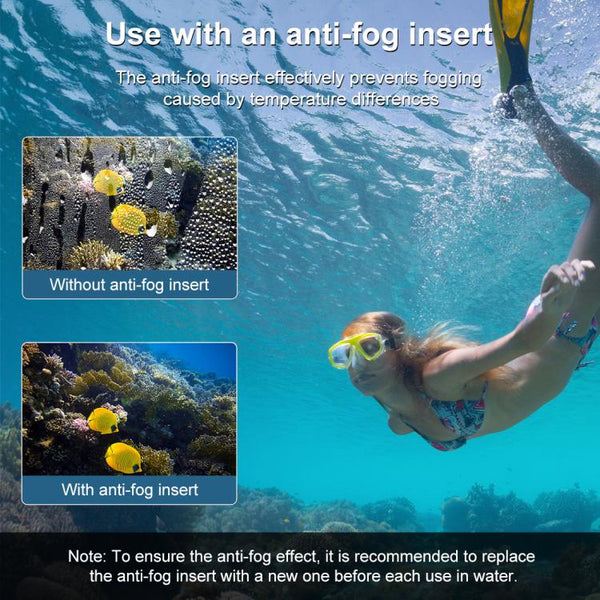 For DJI Osmo Action 5 Pro / 3 / 4 PULUZ 60m Underwater Waterproof Housing Diving Case with Cold Shoe & Buckle Basic Mount & Screw