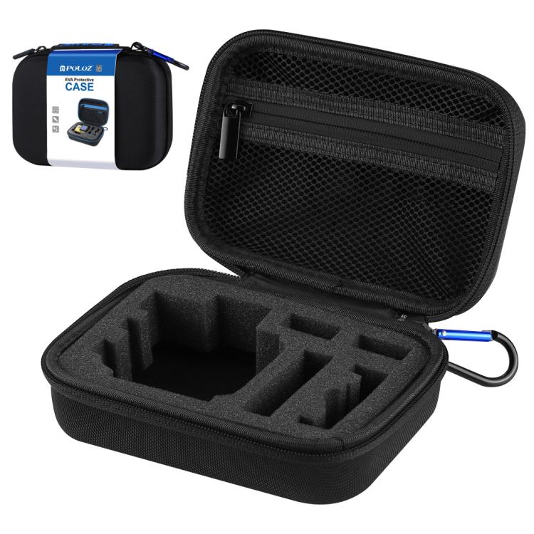 PULUZ Waterproof Carrying and Travel Case for GoPro, DJI Osmo Action and other Sport Cameras Accessories, Small Size: 16cm x 12cm x 7cm