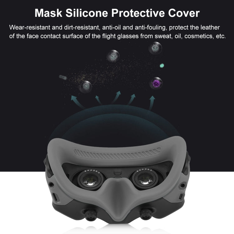 For DJI Avata Goggles 2 PULUZ Flying Eye Mask Silicone Protective Case