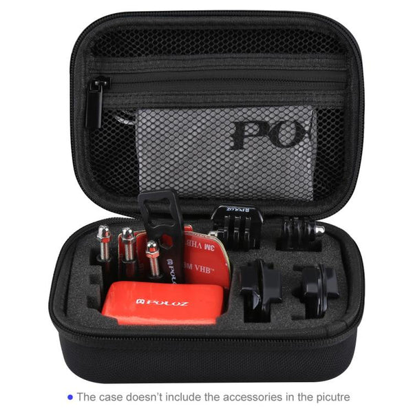 PULUZ Waterproof Carrying and Travel Case for GoPro, DJI Osmo Action and other Sport Cameras Accessories, Small Size: 16cm x 12cm x 7cm