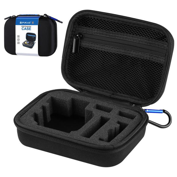 PULUZ Waterproof Carrying and Travel Case for GoPro, DJI Osmo Action and other Sport Cameras Accessories, Small Size: 16cm x 12cm x 7cm