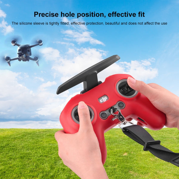 For DJI FPV Combo Remote Control PULUZ Silicone Protective Case