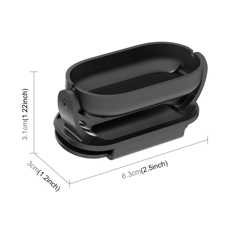 For Insta360 GO3 PULUZ Backpack Hat Rec-mounts Quick Release Clamp Mount