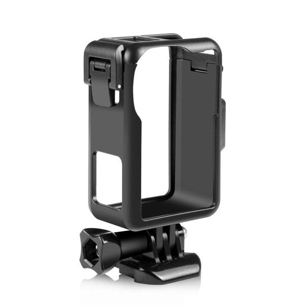 For DJI Osmo Action 4 / 3 PULUZ Vertical Plastic Protective Frame Cage with Cold Shoes