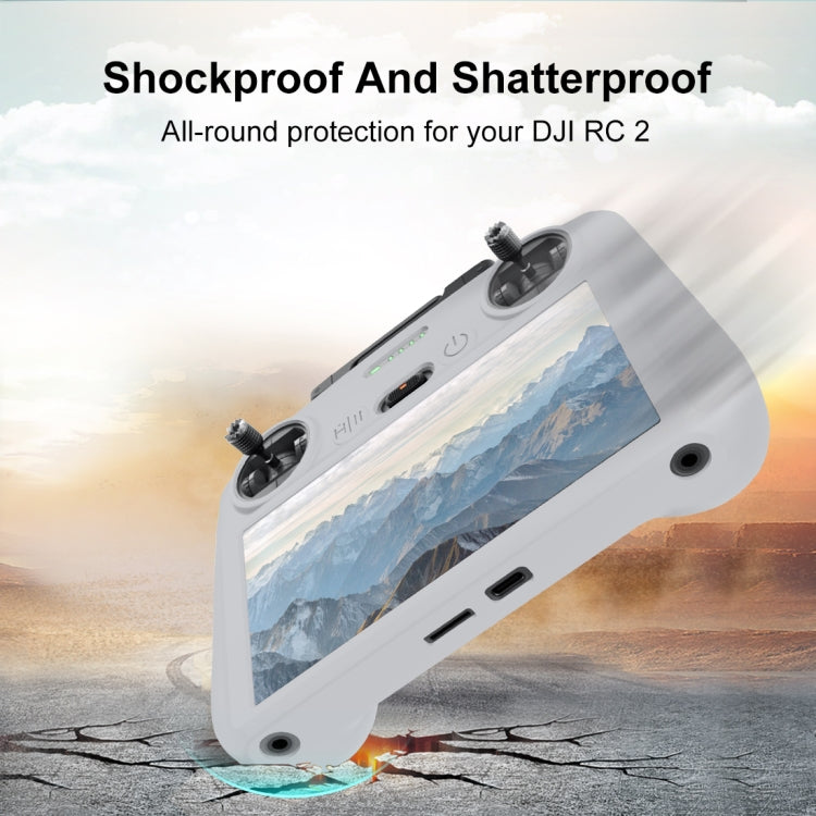 For DJI Mini 4 Pro / Air 3 Remote Control / DJI RC 2 with Screen PULUZ Silicone Protective Case