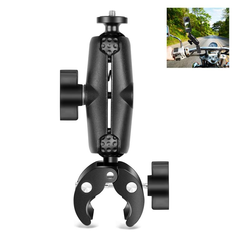 PULUZ Motorcycle Crab Clamp Handlebar Fixed Mount Holder for GoPro and Other Action Cameras