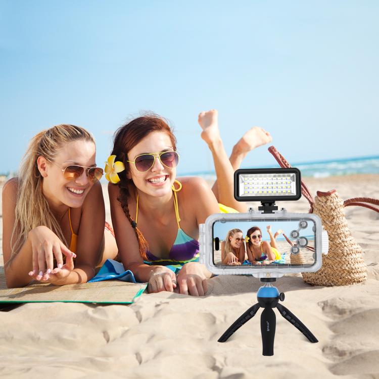 For iPhone 16 Pro PULUZ 40m/130ft Waterproof Diving Case Photo Video Taking Underwater Housing Cover