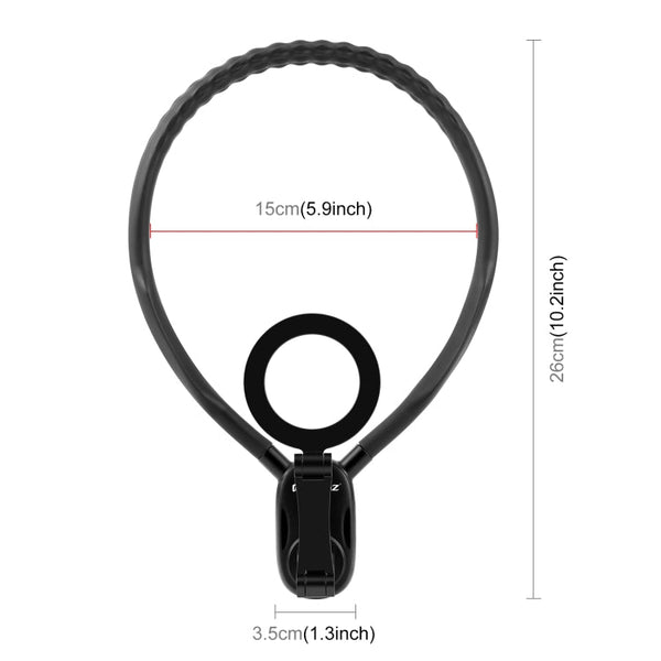 PULUZ Magnetic Collar Bracket POV View Mount with Phone Clamp for GoPro Action Cameras / Phones