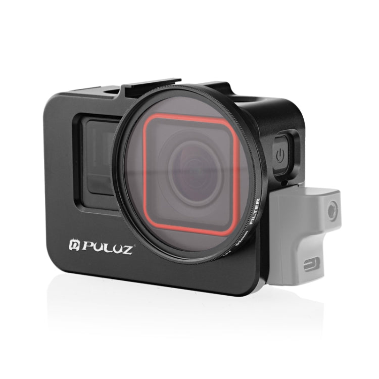 For Insta360 Ace Pro / Ace PULUZ Metal Rabbit Cage Adapter Frame with 52mm UV Filter & Adapter Ring, For Insta360 Ace Meta Cage 2