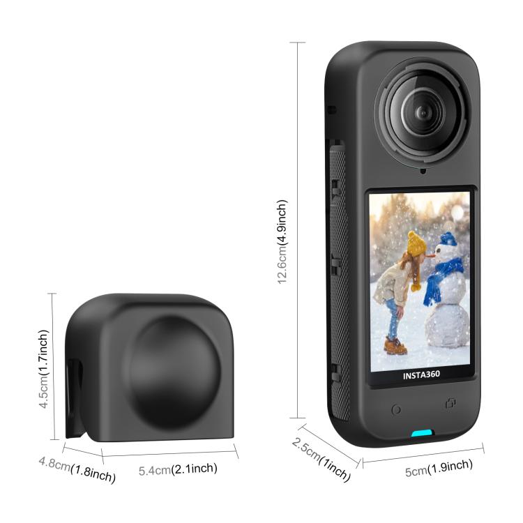 For Insta360 X4 PULUZ Full Body Dust-proof Silicone Protective Case