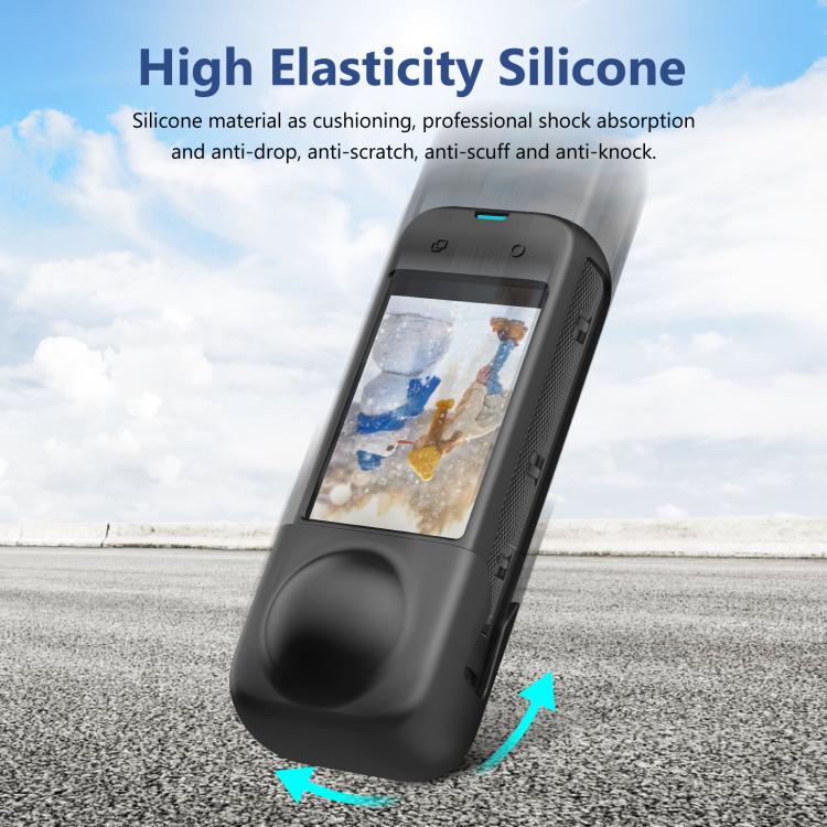 For Insta360 X4 PULUZ Full Body Dust-proof Silicone Protective Case