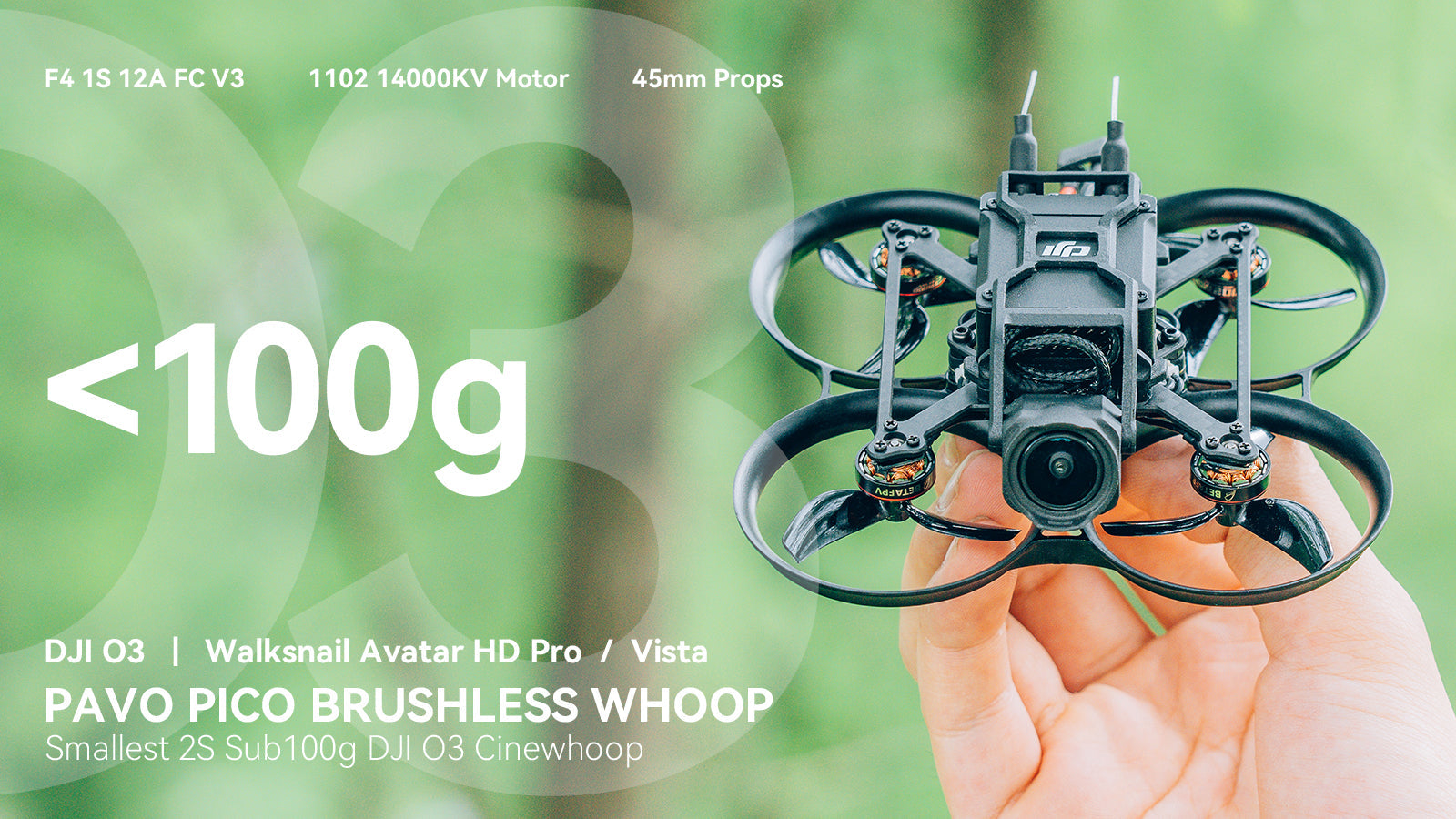 BetaFPV Pavo Pico (Version/Batch 2) Brushless Whoop Quadcopter